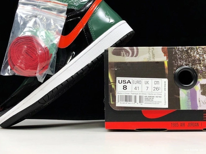 Rep Onekick Retro Orange-Fir SoleFly Jordan Team AV3905-038 OG Black x Air 1 High 0710